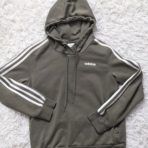 Adidas Women's Olive Green Hoodie